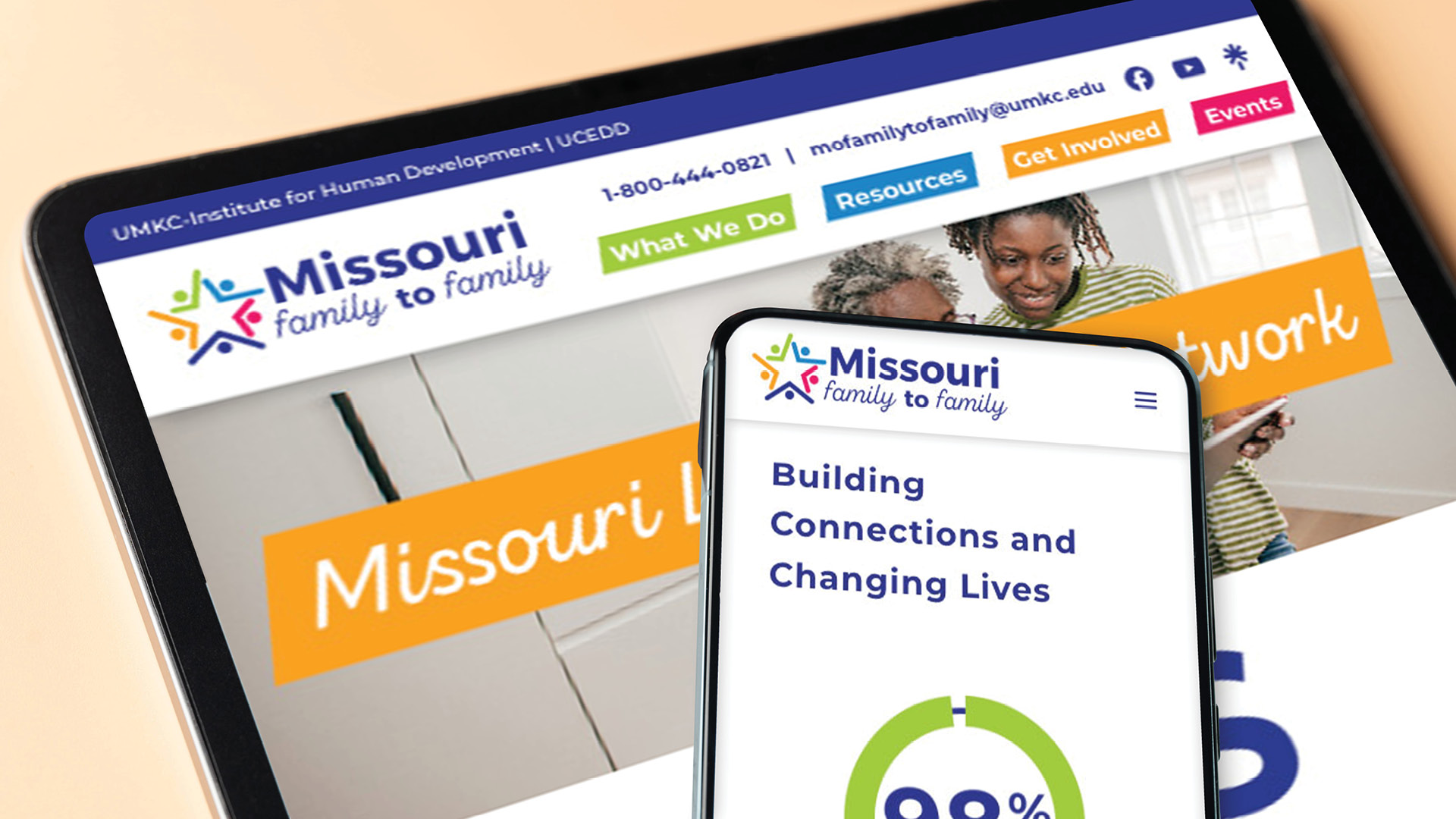 Missouri Family to Family tablet and mobile