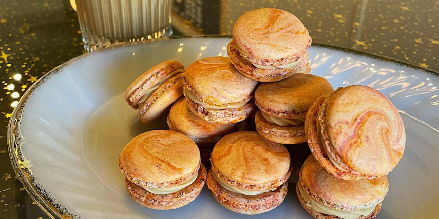 Visit Mama Bear Macs for a French macaron with your Monday Morning Coffee.