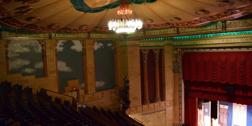 Any show at the Missouri Theater will have to outshine the beautiful architecture and decor.