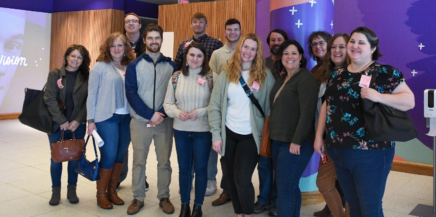 Hallmark welcomed the SJC Marketing team for a tour of their corporate headquarters.