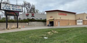 Street view of East Ridge Car Wash in St. Joseph.