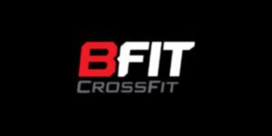 Image of the BFIT CrossFit logo in red and white against a black background.