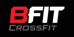 The BFIT CrossFit logo in red, white and gray against a black background.