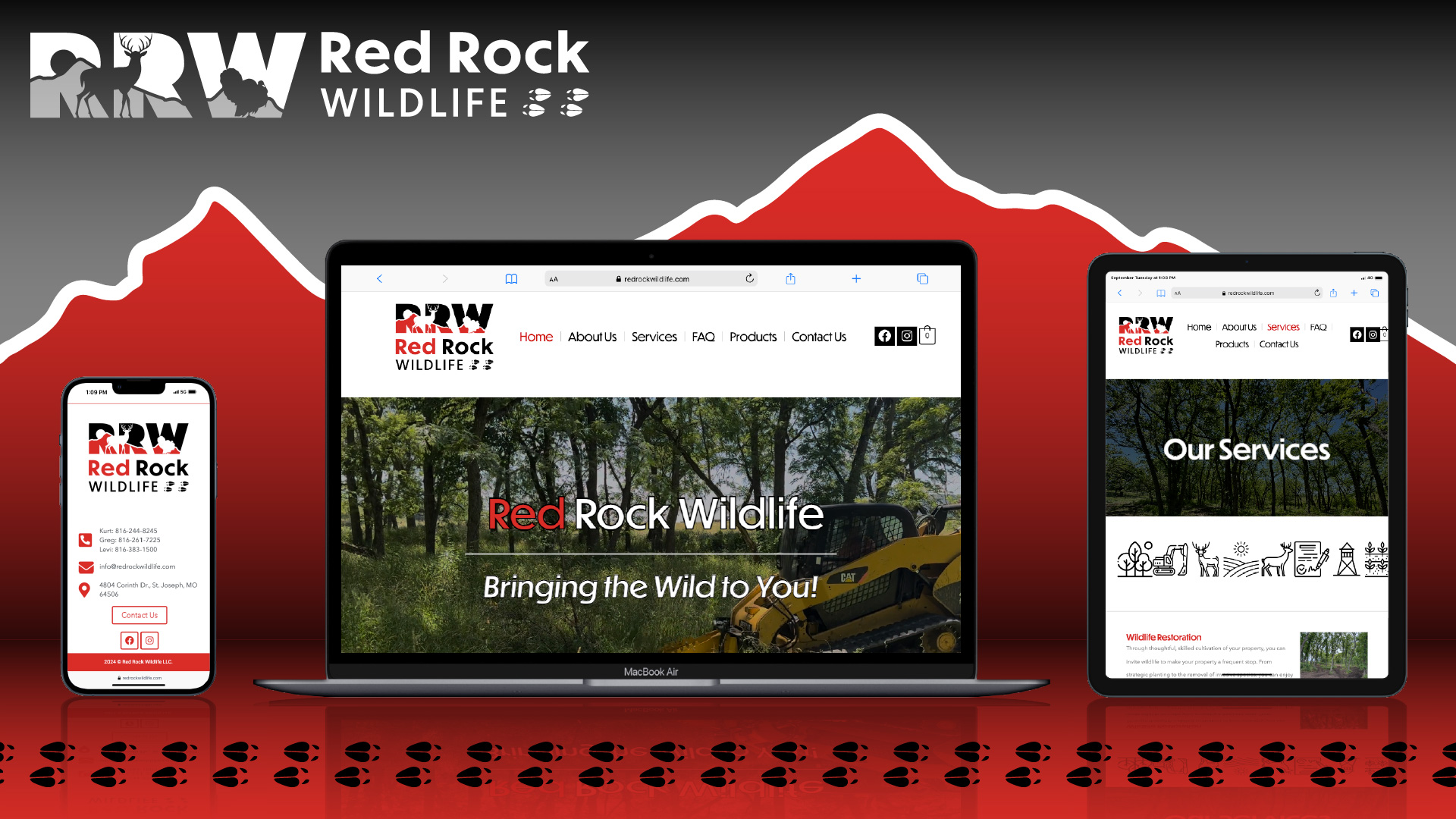 Red Rock Wildlife website samples